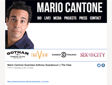 Tablet Screenshot of mariocantone.com